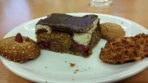 Donauwelle und Kekse